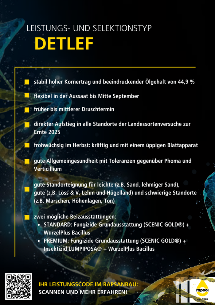 DETLEF – Leistungs- und Selektionstyp
